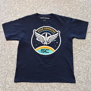 Disney / Pixar, Star Command Lightyear Graphic Tee, Navy Blue, XL